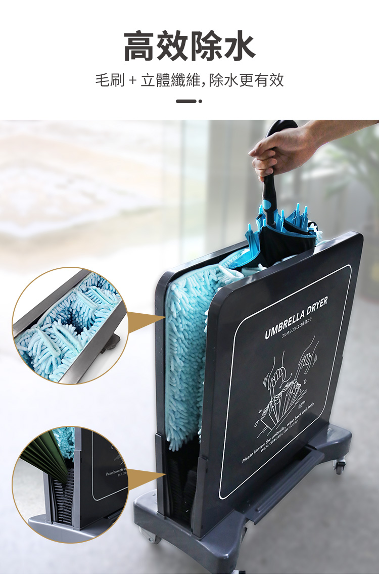 Dr.Dirt 創新環保雨傘除水器 - Cleanic Cleaning Equipment